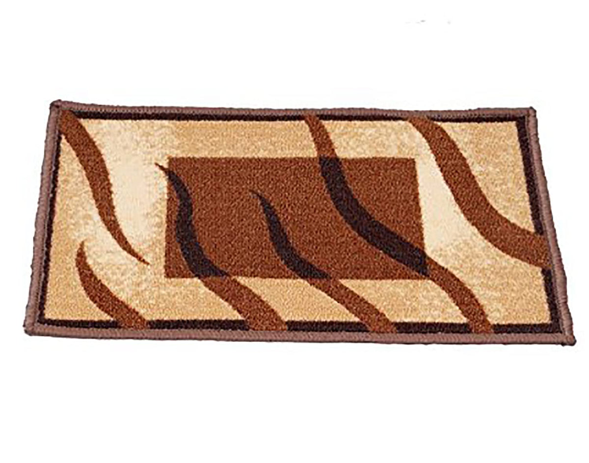 Kuber Industries Anti-Skid Cotton Door Mat (Multicolour, 21" x 14"), Standard (SKUKI001030)