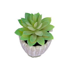 Kuber Industries Artificial Plants for Home D?cor|Natural Looking Indoor Fake Plants with Pot|Artificial Flowers for Decoration-Pack of 2 (Green)