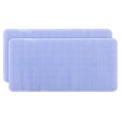 Kuber Industries Bath Mat | PVC Bathroom Mat | Shower Bath Mat | Floor Tub Mat | Bathroom Mud Mat | Anti-Skid Shower Bathroom Mat | L-YSD-C |Pack of 2|Sky Blue