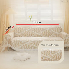 Kuber Industries Decorative Chenille Sofa throw|Throw for Sofa, Bed & Couch|Ideal for Indoor & Outdoor "70x90" Inches-Pack of 6 (Coffee)