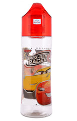 Heart Home Disney Car Printed Plastic Water Bottle For Kids- 700ml (Tranasparent)