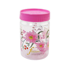 Kuber Industries 3 Piece Plastic Container Set, 1100ml, Pink