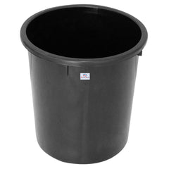 Heart Home 2 Pieces Plastic Bucket & Dustbin Set (Black)