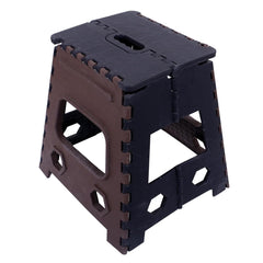 Kuber Industries "18 Inch" Foldable Stool For Traveling|Heavy-Duty Step Stool For Adults|Perfect for Bathroom, Kitchen, Garden-Pack of 2 (Brown)