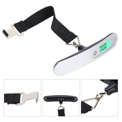 Kuber Industries Portable Weighing Scale For Luggage, Suitcase Capicity "50" KG-Pack of 4 (Black)