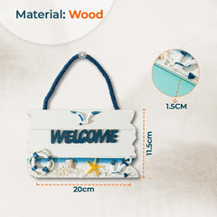 Kuber Industries Door Decor Panel|Wall Hanging Wooden Frame Board-Pack of 2 (White)