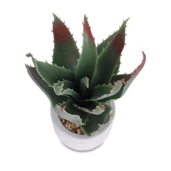 Kuber Industries Artificial Plants for Home D?cor|Natural Looking Indoor Fake Plants with Pot|Artificial Flowers for Decoration-Pack of 3 (Green)
