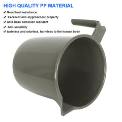 Kuber Industries Bathroom Mug | Plastic Bath Mug for Bathroom | Bath Mug | Mug for Bathroom | Mug for Toilet | Washroom Jug | 111 Bath Mug | 1 LTR | Pack of 3 | Gray
