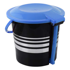 Kuber Industries Pedal Dustbin|Plastic Pedal Dustbin|Kitchen Waste Paper Bin|Dustbin For Bedroom|5 Liter Dustbin|Pack of 3 (Multicolor)