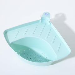 Kuber Industries Pack of 3 Kitchen Sink Stand | Food Strainer Stand for Kitchen | Vegetable-Fruit Drainer Holder | Sink Stopper Shifter for Kitchen | Multipupose Kitchen Sink Stand | TM20002BL | Blue