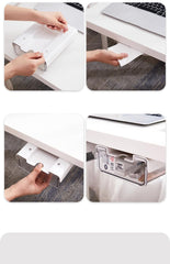 Kuber Industries Bottom Layer Large Drawer Storage Box|Plastic Cabinet Box For Storage|White