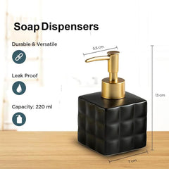 Kuber Industries Liquid Soap Dispenser | Handwash Soap Dispenser | Soap Dispenser for Wash Basin | Shampoo Dispenser Bottle | Bathroom Dispenser Bottle | Pack of 4 | ZX043GY |220 ml | Gray