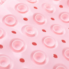 Kuber Industries Bath Mat | PVC Bathroom Mat | Shower Bath Mat | Floor Tub Mat | Bathroom Mud Mat | Anti-Skid Shower Bathroom Mat | M-YSD-40C | Pink