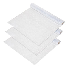 Heart Home Shelf Liner | Kitchen Cabinet Shelf Protector | Kitchen Liners for Cabinets and Drawers | Drawer Liner Mat | Check-Design Shelf Liner Roll | Cabinet Mat | 3 MTR | Pack of 3 | Transparent