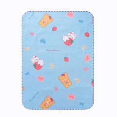 Kuber Industries Baby Waterproof matBed Protecter "50 x 70" CM-Pack of 2 (Blue)