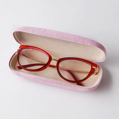 Kuber Industries Sunglass Case|Goggles Organizer Box For Men, Women|Durable Shades Organizer (Pink) (Pack Of 2)