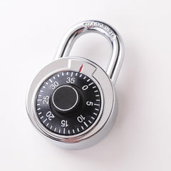 Kuber Industries Combination Padlock|Keyless Luggage Lock-Pack of 2 (Black)