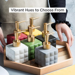 Urbane Home Liquid Soap Dispenser | Handwash Soap Dispenser | Soap Dispenser for Wash Basin | Shampoo Dispenser Bottle | Bathroom Dispenser Bottle | 3 Piece | ZX043GY | 220 ml | Gray
