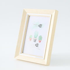 Kuber Industries Photo Frame For Home Décor|Use Horizontal & Vertical|Crystal Clear Glass|Perfect For Home, Office And Shop "11.6x16.7CM"-Pack of 4 (Natural)