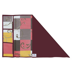 Heart Home Multicheck Printed PVC Fridge Top Cover with 6 Utility Side Pockets (Multicolor)