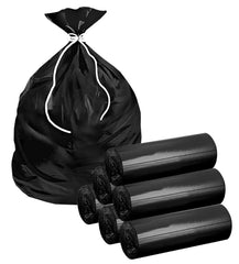 Kuber Industries (Small) Eco - Friendly Dustbin Bags - (180 Pcs) Leakproof | Odour Free | Strong Garbage Bags - For Trash And Waste - Dustbin Covers For Home And Office (19 x 17 Inches) (Black)