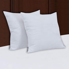 Kuber Industries Microfibre 4 Pieces Cushion Filler Set 16"X16" (White) - Ctktc40736