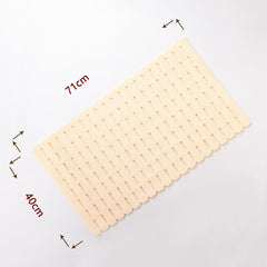 Kuber Industries Bath Mat | PVC Bathroom Mat | Shower Bath Mat | Floor Tub Mat | Bathroom Mud Mat | Anti-Skid Shower Bathroom Mat | JL-01C | Blue