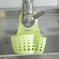 Kuber Industries Kitchen & Bathroom Organizer|Multipurpose Basket Shelf For Kitchen & Bathroom|Premium TPR|Flexible & Durable|Smart Drainage Holes|Pack of 10|TM15008|Multicolor