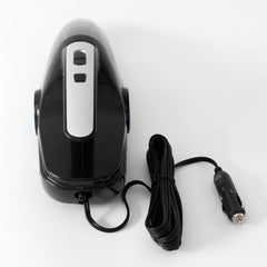 Kuber Industries 4 in 1 Vacuum Cleaner with Tyre Inflator | 12V Cigarette Lighter, 4.2m Wired Length, 12V DC, 6000Pa Suction | Portable Vaccine Cleaner for Car and Home | MK2404A | Pack of 5 | Black