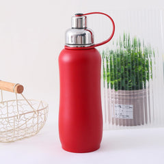 Homestic Vacuum Insulated Water Bottle| Stainless Steel Sipper Water Bottle | Hot & Cold Water Bottle | Leakproof, BPA Free, Rustproof | 750 ML | Red