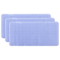 Kuber Industries Bath Mat | PVC Bathroom Mat | Shower Bath Mat | Floor Tub Mat | Bathroom Mud Mat | Anti-Skid Shower Bathroom Mat | L-YSD-C |Pack of 3|Sky Blue