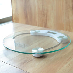 Kuber Industries Weighing Scale armoured glass|Weight Machine For Body Weight|Capicity "180" KG-Pack of 2 (Transparent)