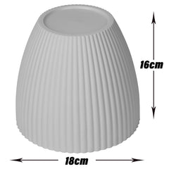 Heart Home Flower Pot | Flower Planter Pots for Indoor | Flower Pots for Outdoor | Pot for Garden & Balcony Flowering | Flower Plants Pot | Mega Flower Pot | 6 Inch | Pack of 6 | Multi