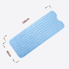 Homestic Bath Mat | PVC Bathroom Mat | Shower Bath Mat | Floor Tub Mat | Bathroom Mud Mat | Anti-Skid Shower Bathroom Mat | M-YSD-40A | Sky Blue