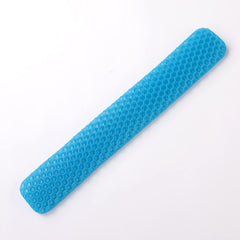 Kuber Industries Keyboard Wrist Pad | Mouse Wrist Pad | Non-Slip Bottom Wrist Pad | Relieve Wrist Pain and Fatigue | Ideal for Typing and Gaming | T-D002 | Pack of 4 | Blue