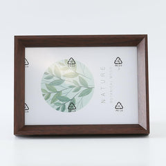 Kuber Industries Photo Frame For Home D?cor|Use Horizontal & Vertical|Crystal Clear Glass|Perfect For Home, Office And Shop "14.2x19.3CM"-Pack of 3 (Brown)