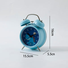 Heart Home Timer Alarm Clock for Students & Heavy Sleepers | Study Table Watch for Kids Bedroom and Living Room | Light Mint Blue