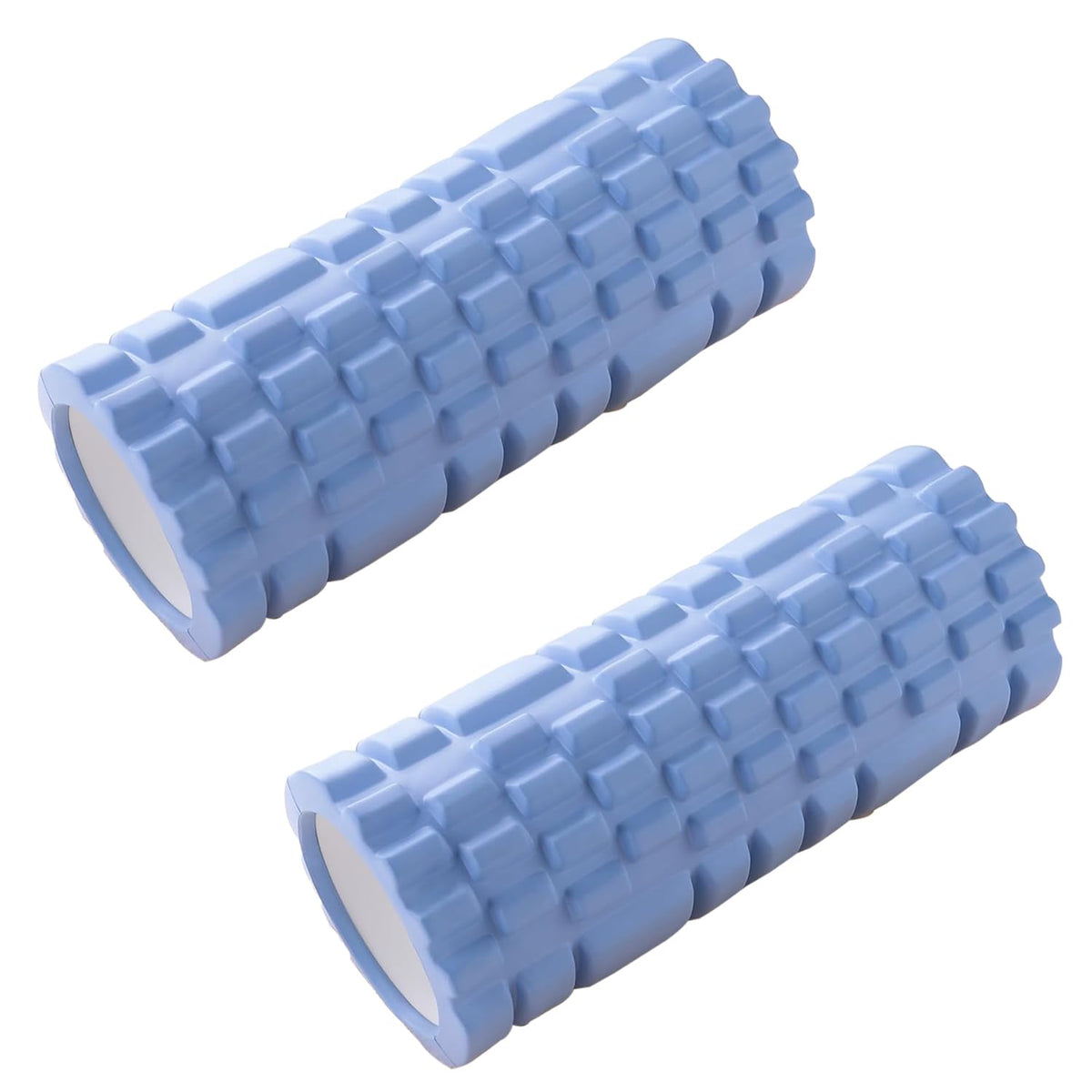 Kuber Industries Foam Roller For Exercise, Back Pain, Knee Pain-Pack of 2 (Blue)