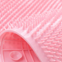 Kuber Industries Bath Mat | PVC Bathroom Mat | Shower Bath Mat | Floor Tub Mat | Bathroom Mud Mat | Anti-Skid Shower Bathroom Mat | L-YSD-B | Pink