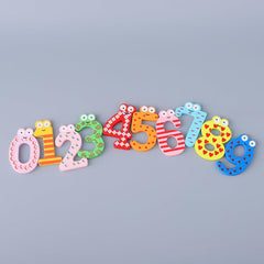 Kuber Industries Pack of 2 Magnet Number Stickers | Magnetic Wooden Numbers | Magnet Numbers for Learning-Educational Purpose | Toy for Kids | Fridge Magnet Stickers | TZXY133 | 20 Pcs | Multicolor