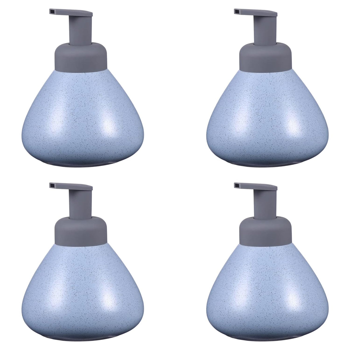 Kuber Industries Liquid Soap Dispenser | Handwash Soap Dispenser | Soap Dispenser for Wash Basin | Shampoo Dispenser Bottle | Bathroom Dispenser Bottle | Pack of 4 | JY00018 | 360 ml | Blue
