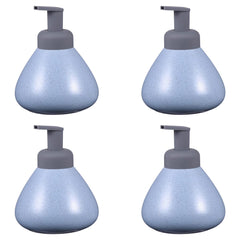 Kuber Industries Liquid Soap Dispenser | Handwash Soap Dispenser | Soap Dispenser for Wash Basin | Shampoo Dispenser Bottle | Bathroom Dispenser Bottle | Pack of 4 | JY00018 | 360 ml | Blue