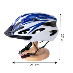 Kuber Industries Cycling Helmet with Detachable Visor|Helmet for Mountain, Road Bike & Skating|Breathable & Adjustable Bicycle Helmet|Ideal for Adults and Kid-Pack of 4 (White)