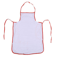 Kuber Industries Checkered Design Cotton 2 Pieces Waterproof Apron with Front Pocket (Red & Black)-CTKTC29853