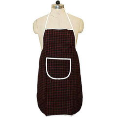 Kuber Industries Cotton Kitchen Apron with Front Pocket Set - Multicolour