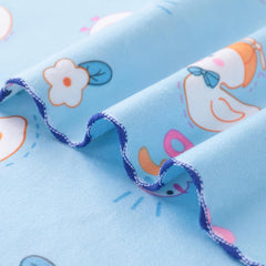 Kuber Industries Baby Waterproof matBed Protecter 50 x 70 CM-Pack of 2 (Blue)