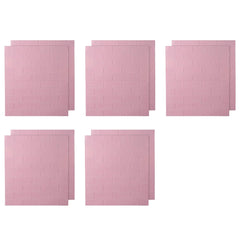 Kuber Industries Foam Brick Pattern 3D Wallpaper for Walls|Soft PE Foam| Easy to Peel, Stick & Remove DIY Wallpaper|Suitable on All Walls|Set of 2 Sheets, 70 cm X 77 cm (Pack of 5)