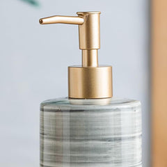 Urbane Home Liquid Soap Dispenser | Handwash Soap Dispenser | Soap Dispenser for Wash Basin | Shampoo Dispenser Bottle | Bathroom Dispenser Bottle | 350 ML | Gray