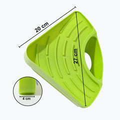 Kuber Industries Pack of 3 Kitchen Sink Stand | Food Strainer Stand for Kitchen | Vegetable-Fruit Drainer Holder | Sink Stopper Shifter for Kitchen | Multipupose Kitchen Sink Stand | TM15007BR | Green