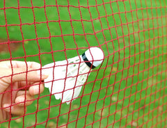 Kuber Industries Badminton Net|Nylon Net for Tournament, Sports Coaching|Shuttle Net Indoor, Outdoor-Pack of 2 (Wine Red)